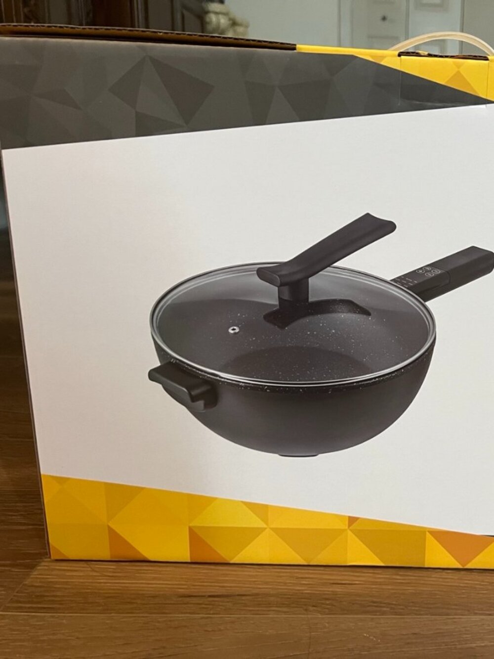 Neonix 4L Electric Wok Nonstick 900W Touch Control